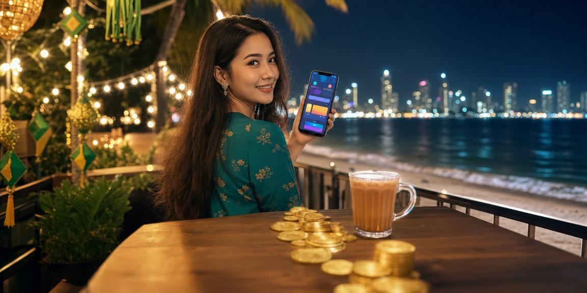 Pemain Pulau Pinang membuat deposit perayaan untuk main jackpot Hari Raya