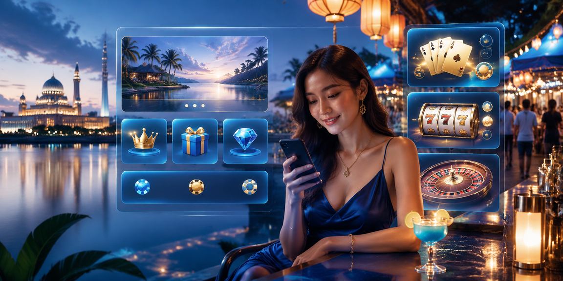 Aplikasi kasino mudah alih money88 digunakan di Putrajaya pada waktu siang