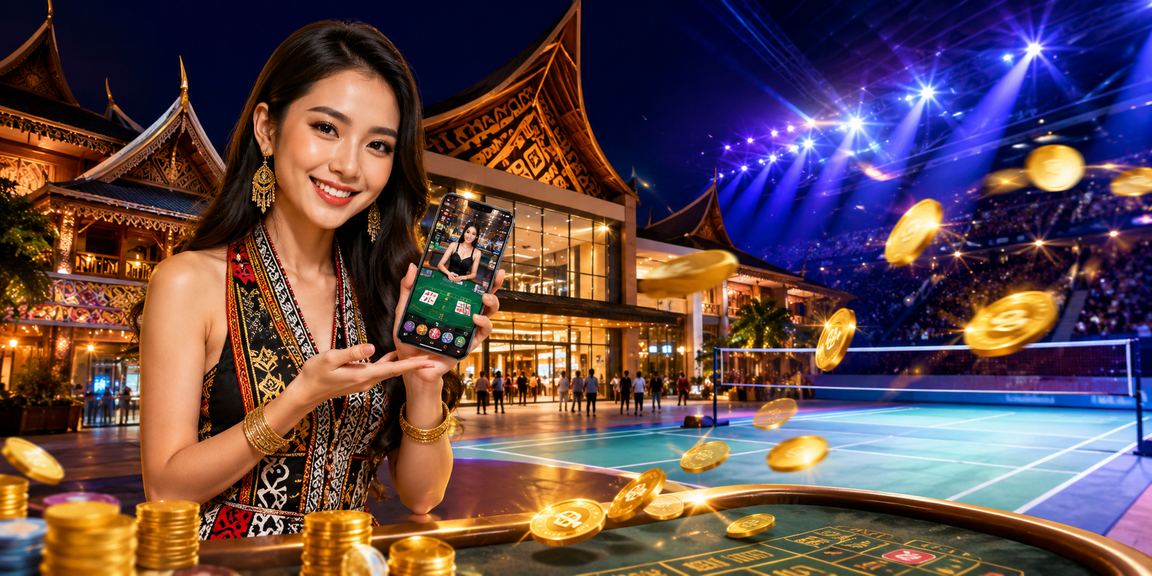 Pemain baccarat di Sarawak menganalisis kad dengan penuh perhatian di meja permainan
